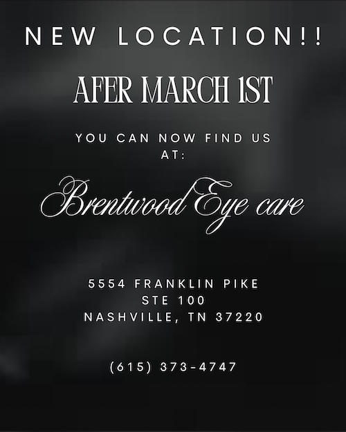 New Location after March 1st